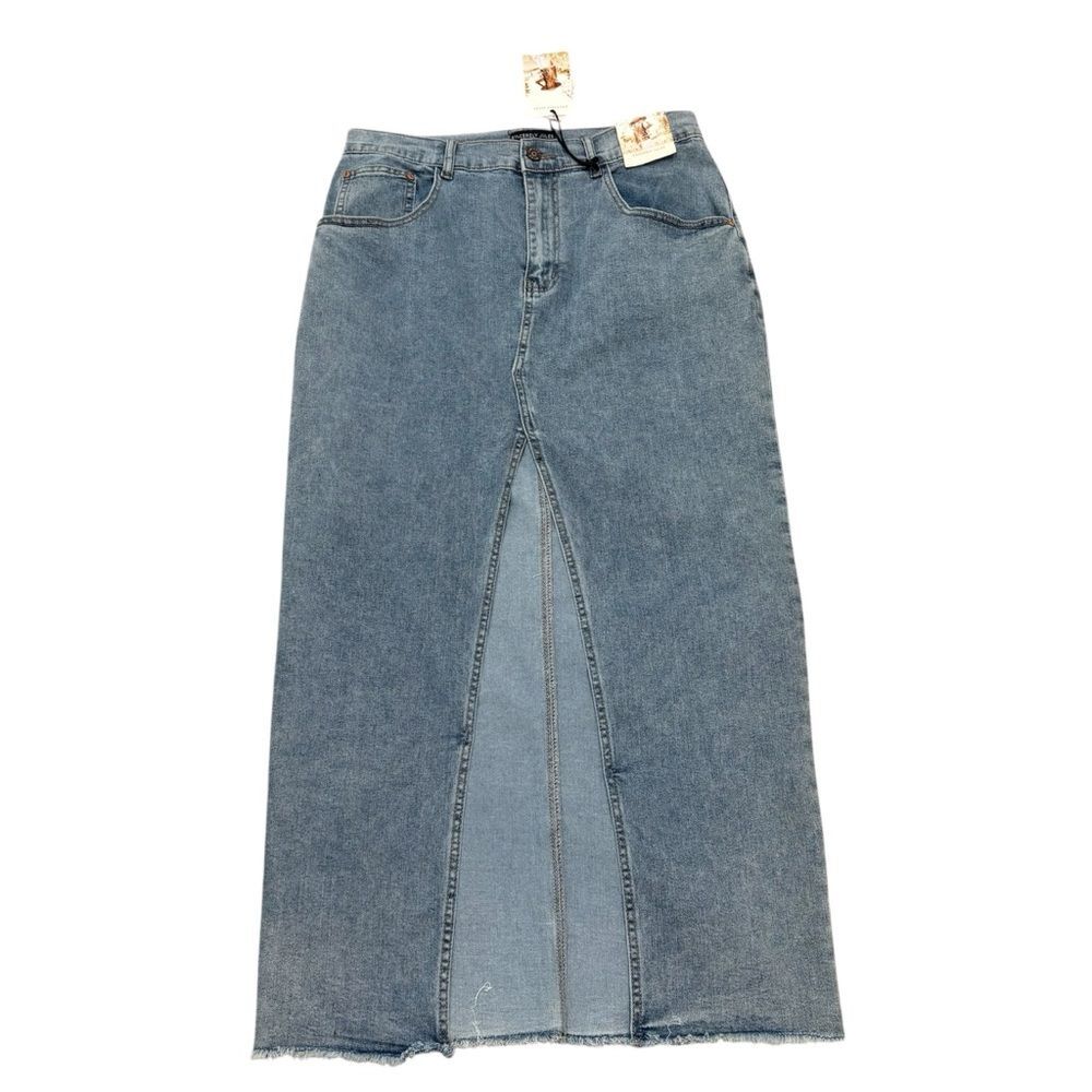 NWT Sincerely Jules Denim Long Skirt Size 11/29 Western